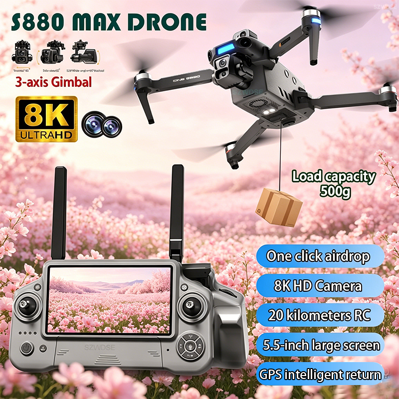Drone Camera Night Vision - 2026 New 8K Dual Camera Drone