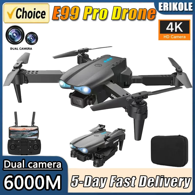 Drone Camera Wide Angle - E99 Pro Foldable RC Quadcopter 4K