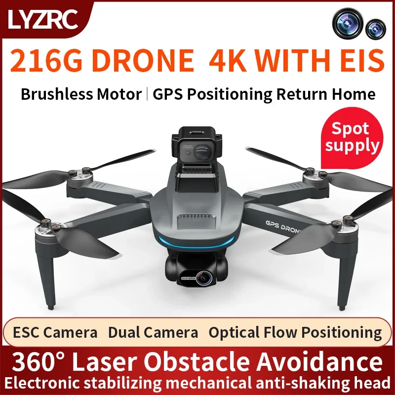 L200 PRO MAX Drone 4K 2-Axis P - огляд і ціна Drone Camera Night Vision