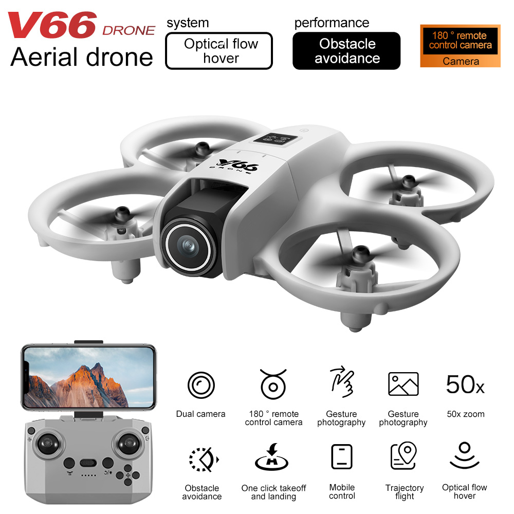 New V66 Mini Drone HD Camera 4 - огляд і ціна Drone Camera Night Vision