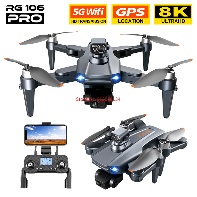 8K ESC Camera GPS Obstacle Avo - огляд і ціна Drone Camera With Gimbal