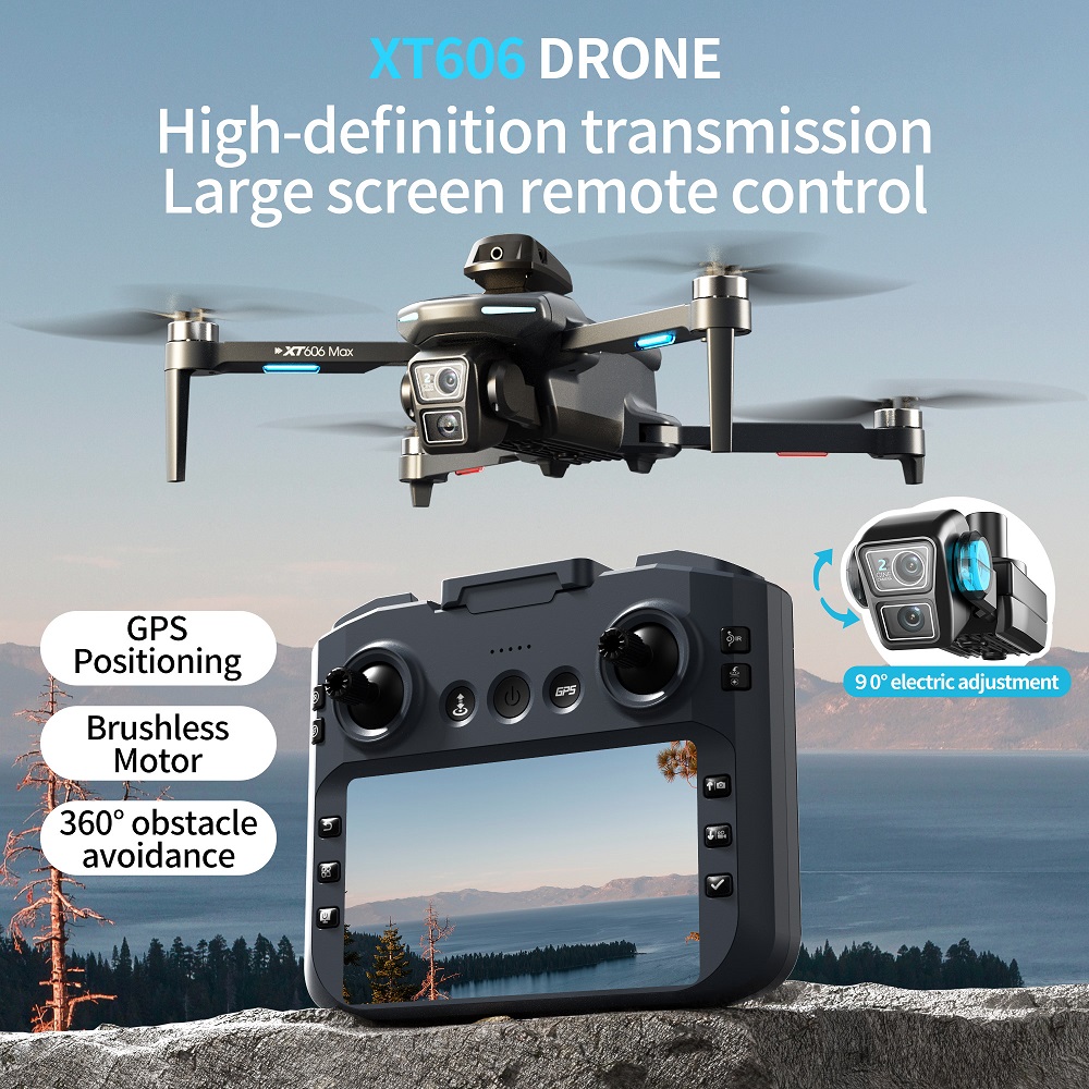 XT606 MAX 3 battery Drone 4k 8 - огляд і ціна Drone Camera Thermal