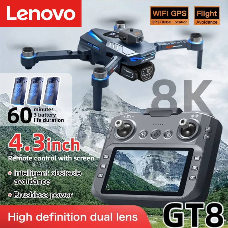 Lenovo GT8 Drone 8K Profession - огляд і ціна Drone Camera Thermal
