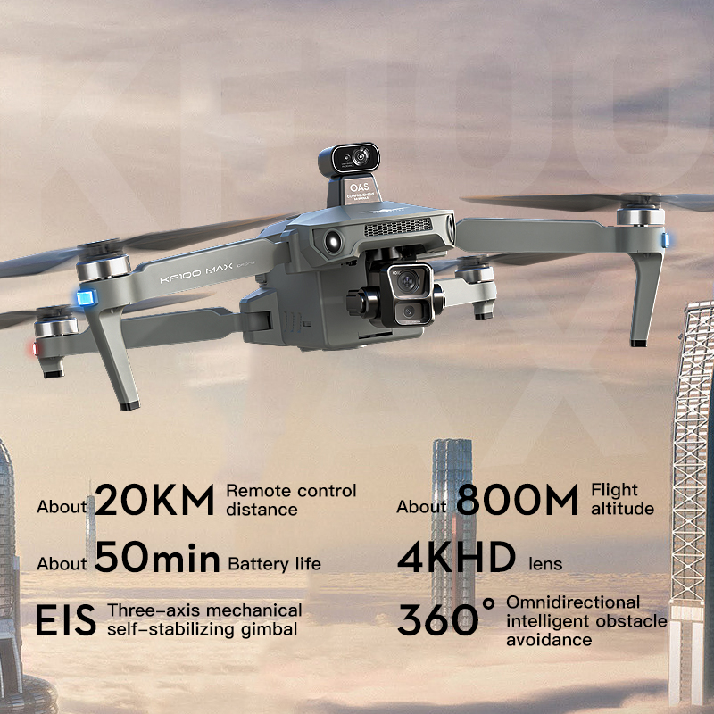 SJRC KF100 MAX 8K UHD Photo HD - огляд і ціна Drone Camera Professional