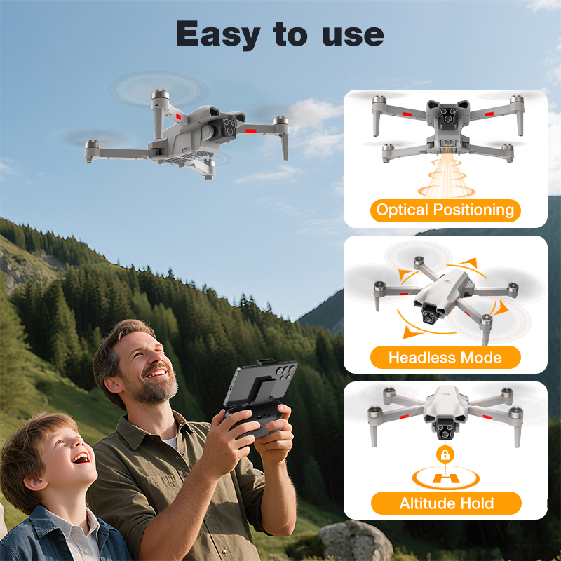 2026 Hot L017 Pro Drone Brushl - огляд і ціна Drone Camera Wide Angle