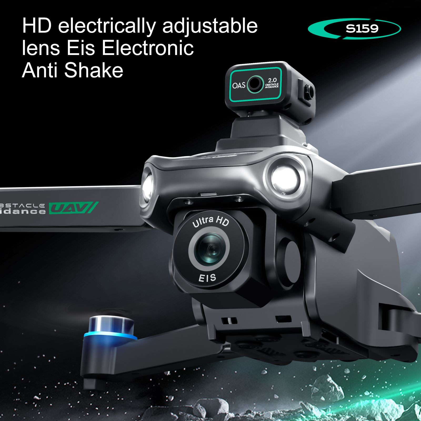 S159 GPS Drone 4K Profesional  - огляд і ціна Drone Camera Night Vision